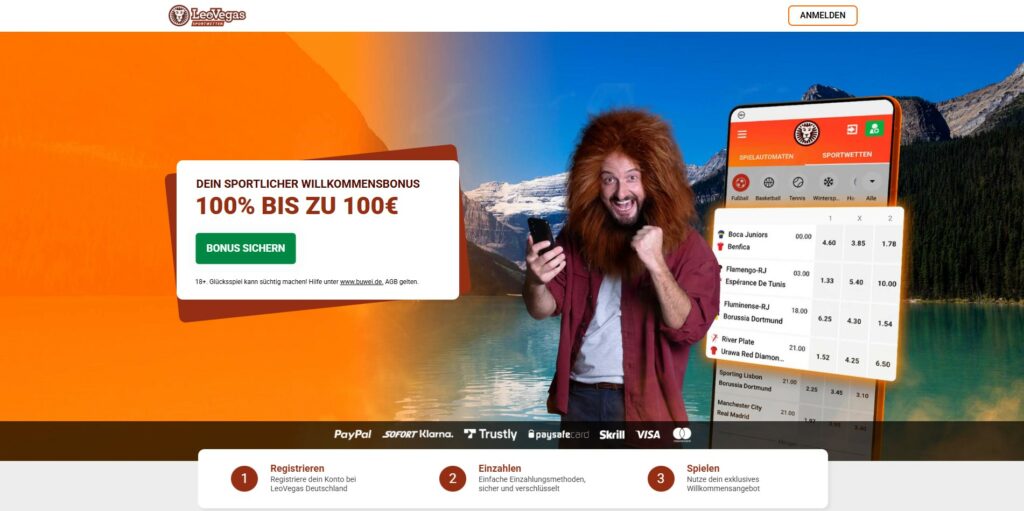 Der Bonus von LeoVegas Sport