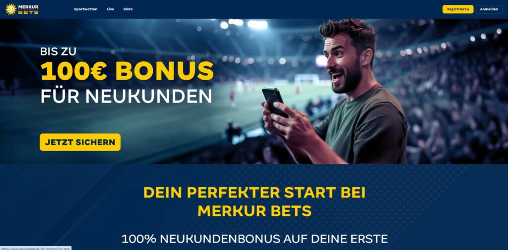Der Bonus von Merkur Bets