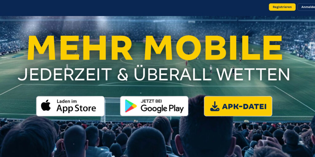 Die Merkur Bets App lässt sich bequem sowohl aus dem App Store und dem Google Play Store als auch als APK-Datei herunterladen.