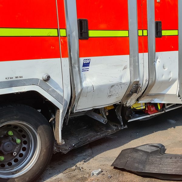 Unfall mit Rettungswagen