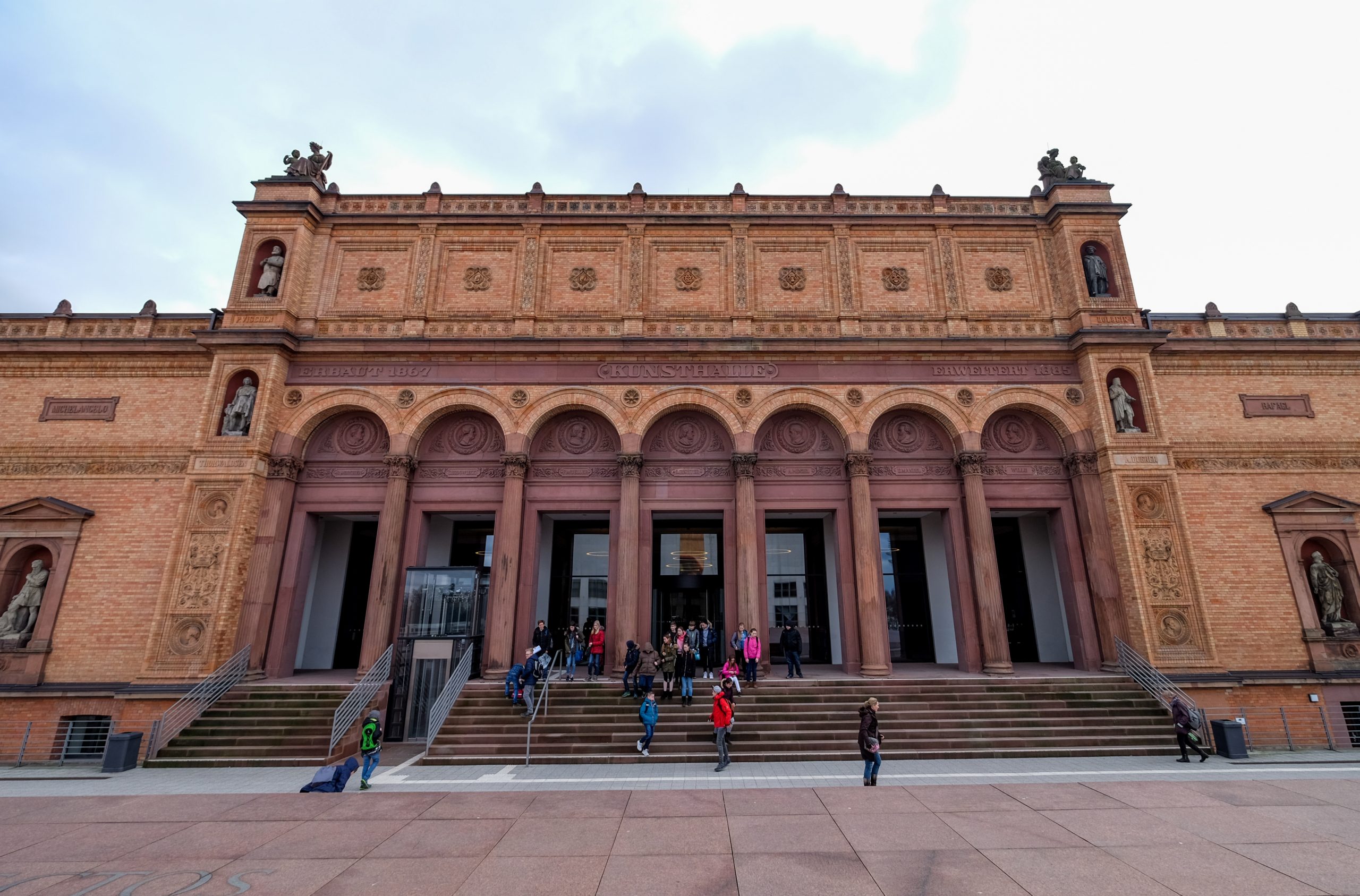 Das Gebäude der Hamburger Kunsthalle.