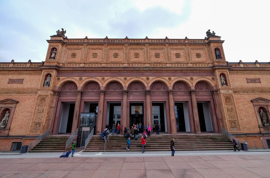 Das Gebäude der Hamburger Kunsthalle.