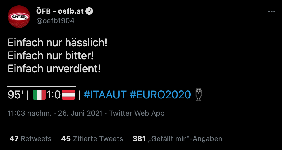 ÖFB bei Twitter