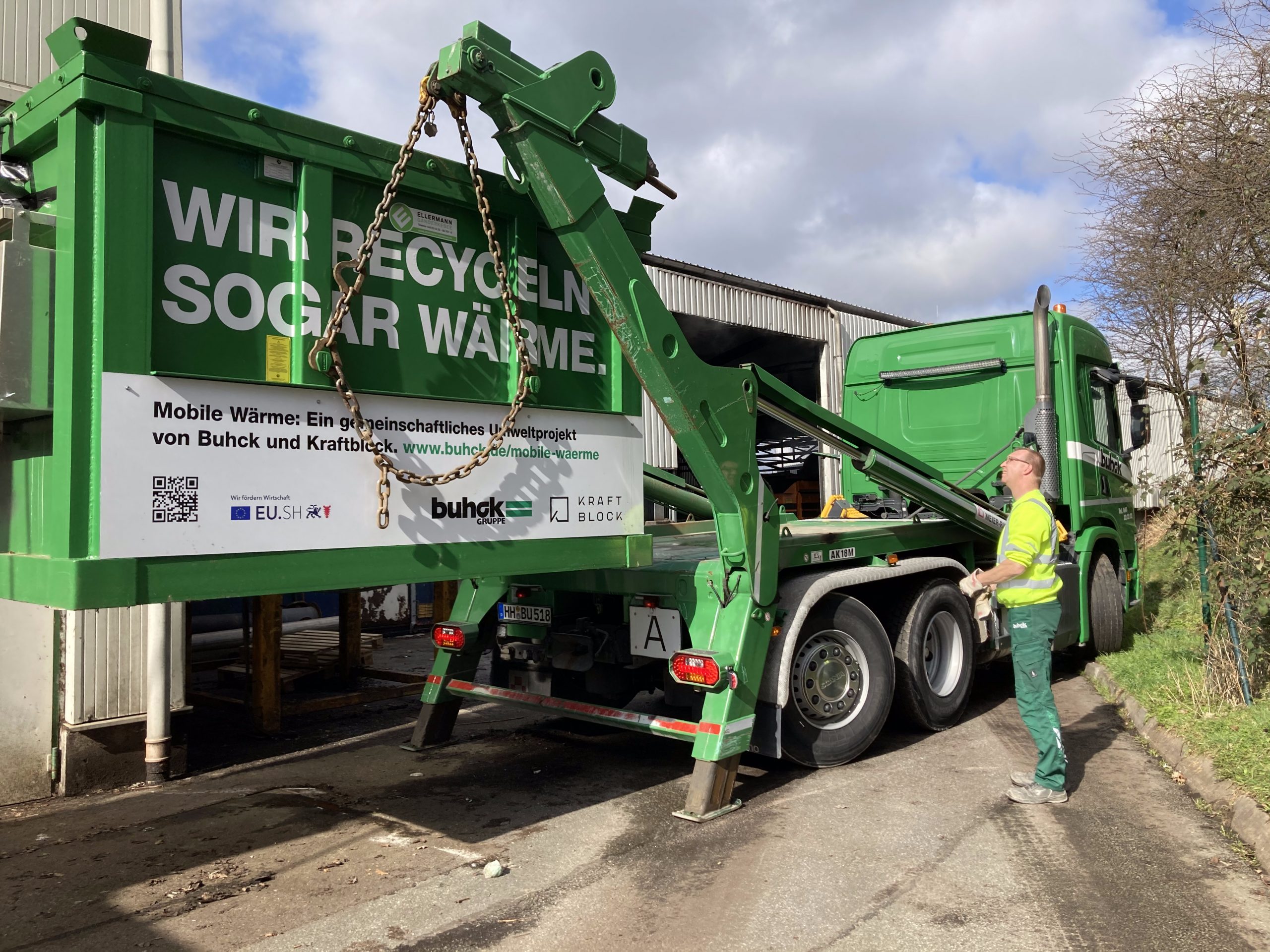 Mobiler Wärme-Container von Buhck