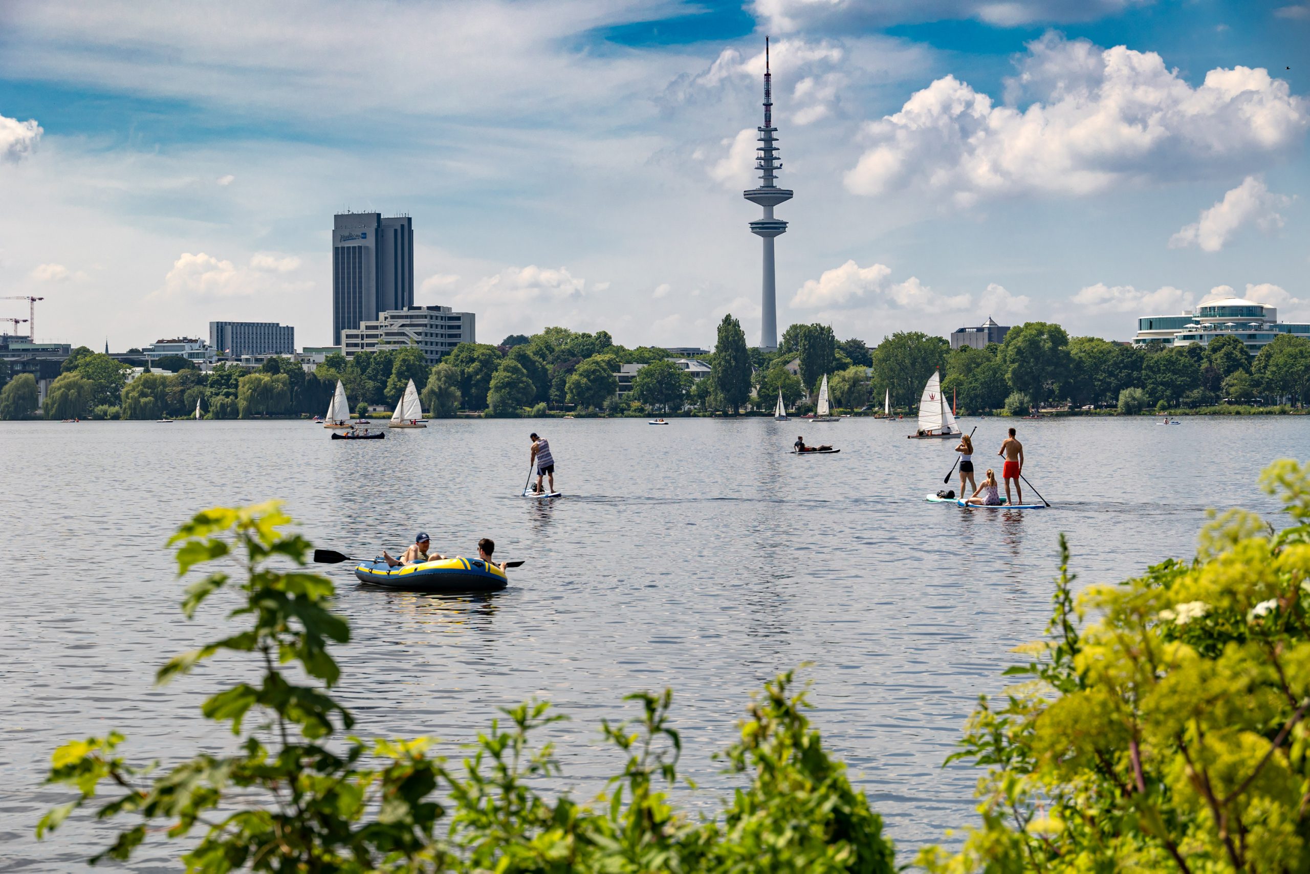 Sommer-Wetter Alster