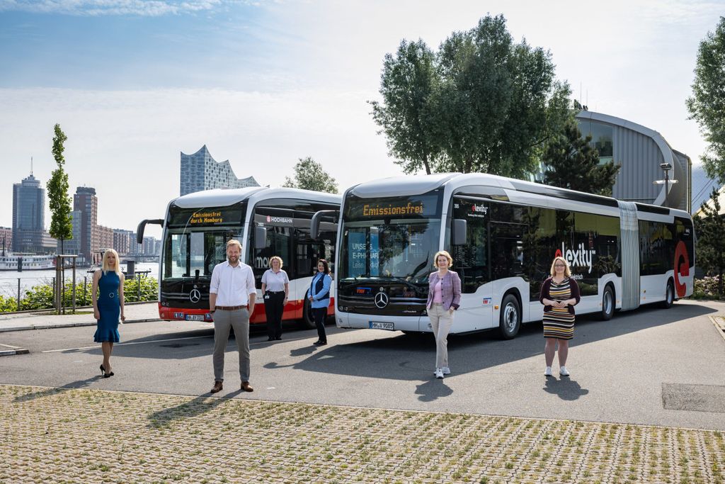 Vorstellung der neuen Elektro-Gelenkbusse