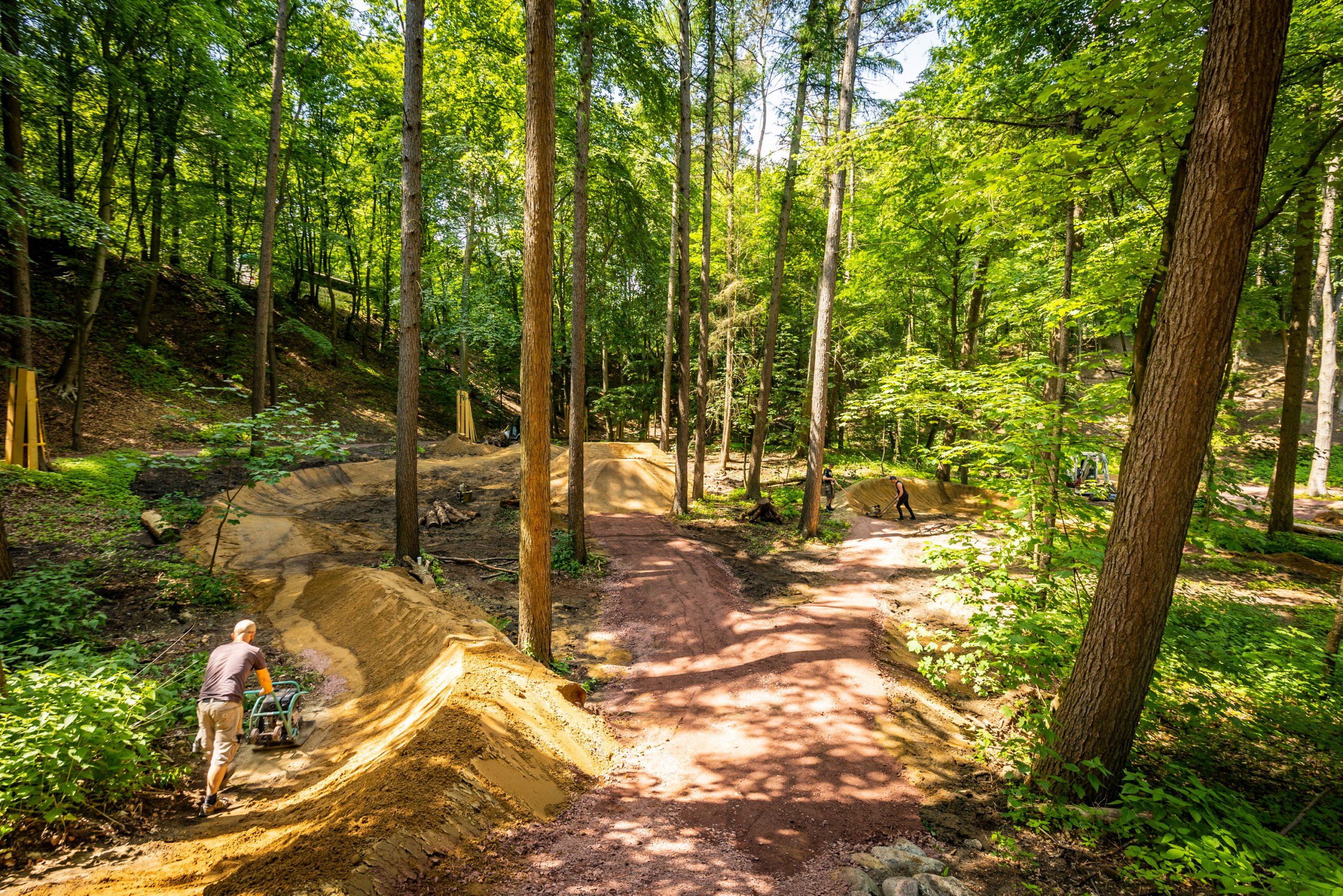 Neue Bike-Anlage im Volkspark