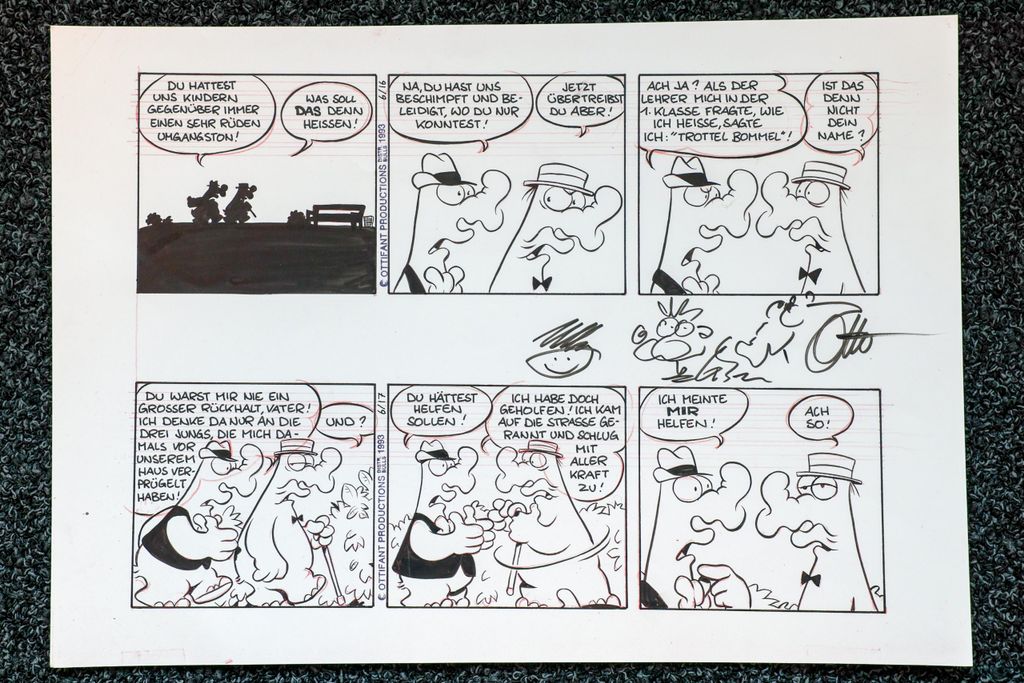 Comic-Strip Ottifanten