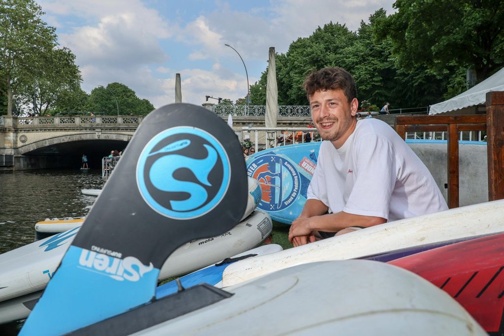 SUP-Coach Marvin Jobst (20) ist seit drei Jahren dabei.