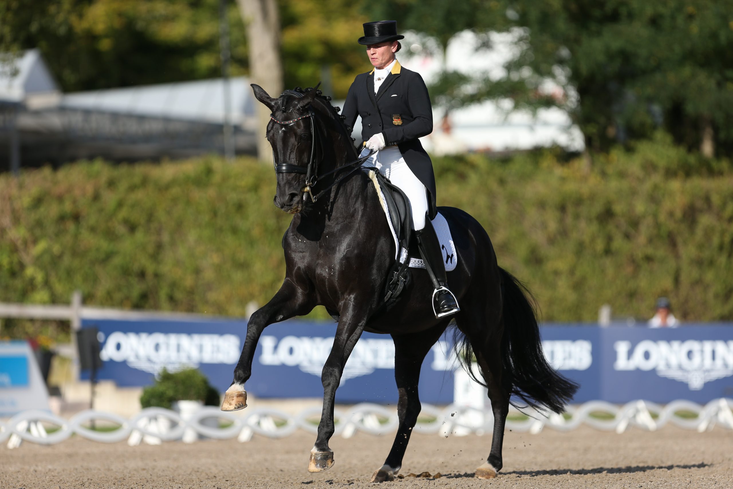 Isabell Werth beim Reiten