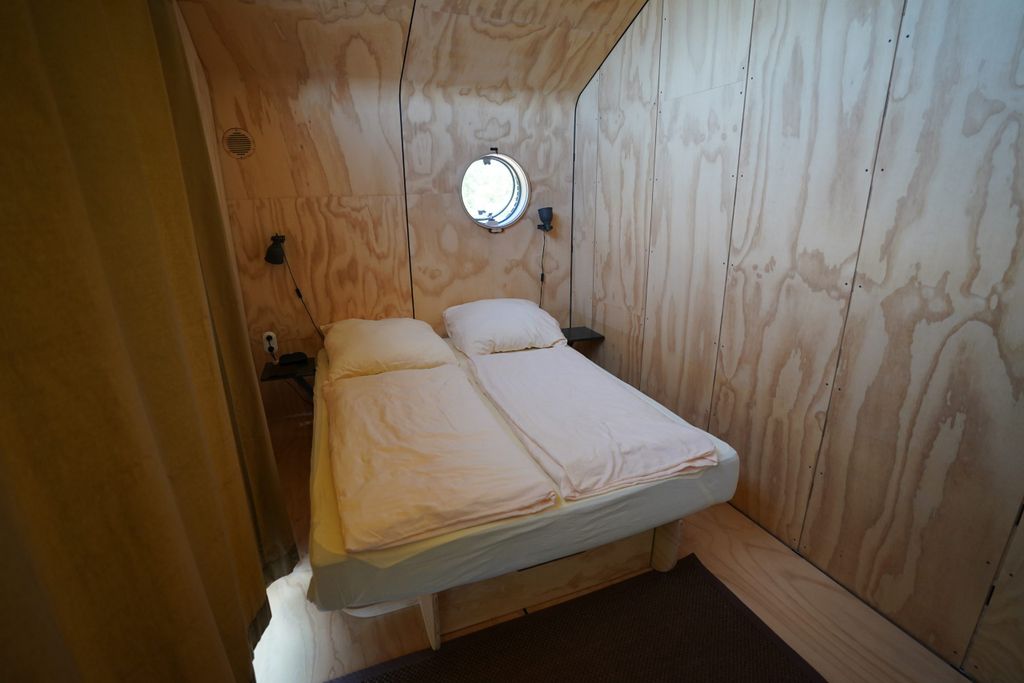 Schlafzimmer des Wikkelhouses