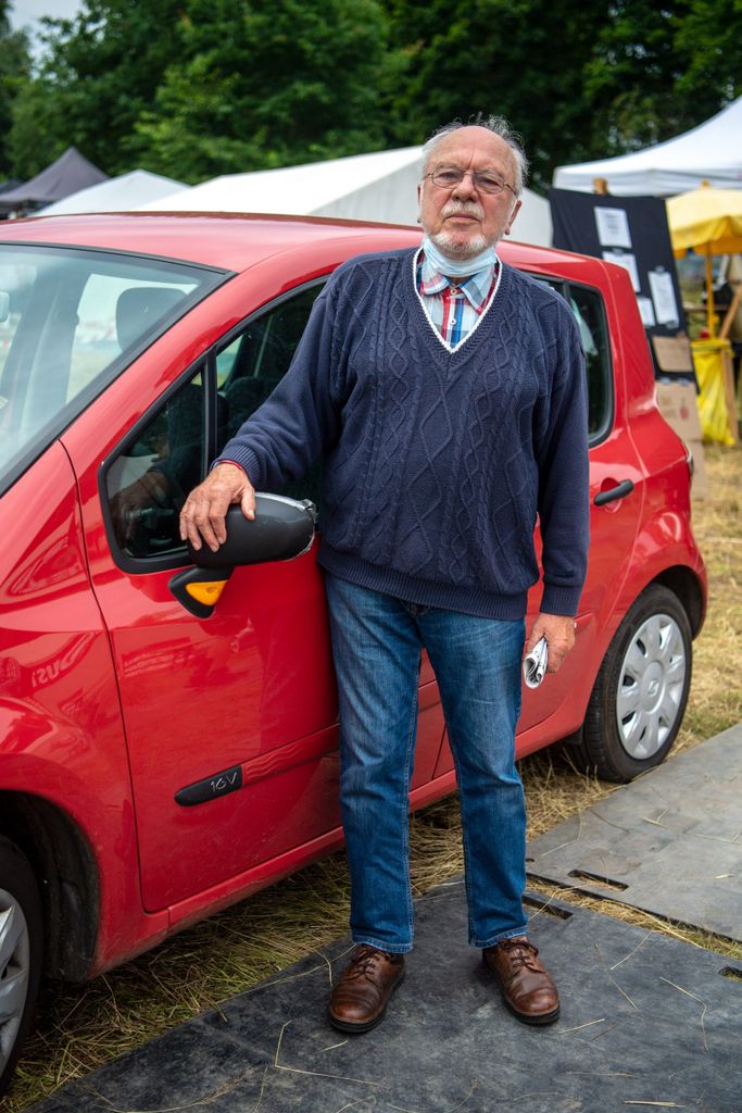 Ewald Meyer besucht Protestcamp