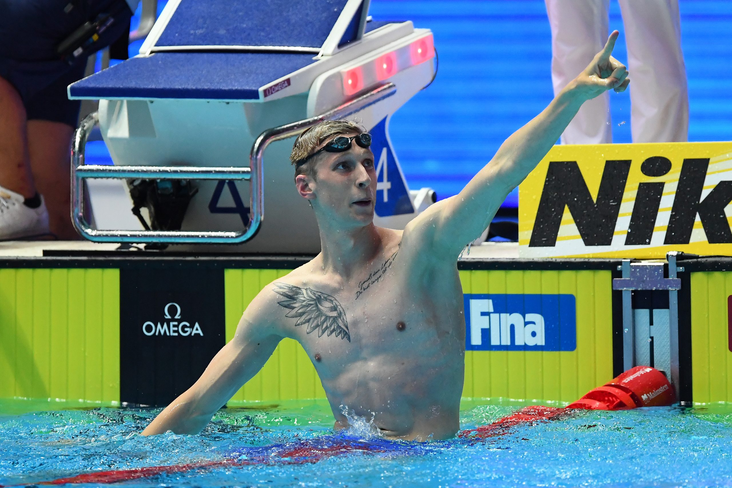 Florian Wellbrock beim Schwimmen