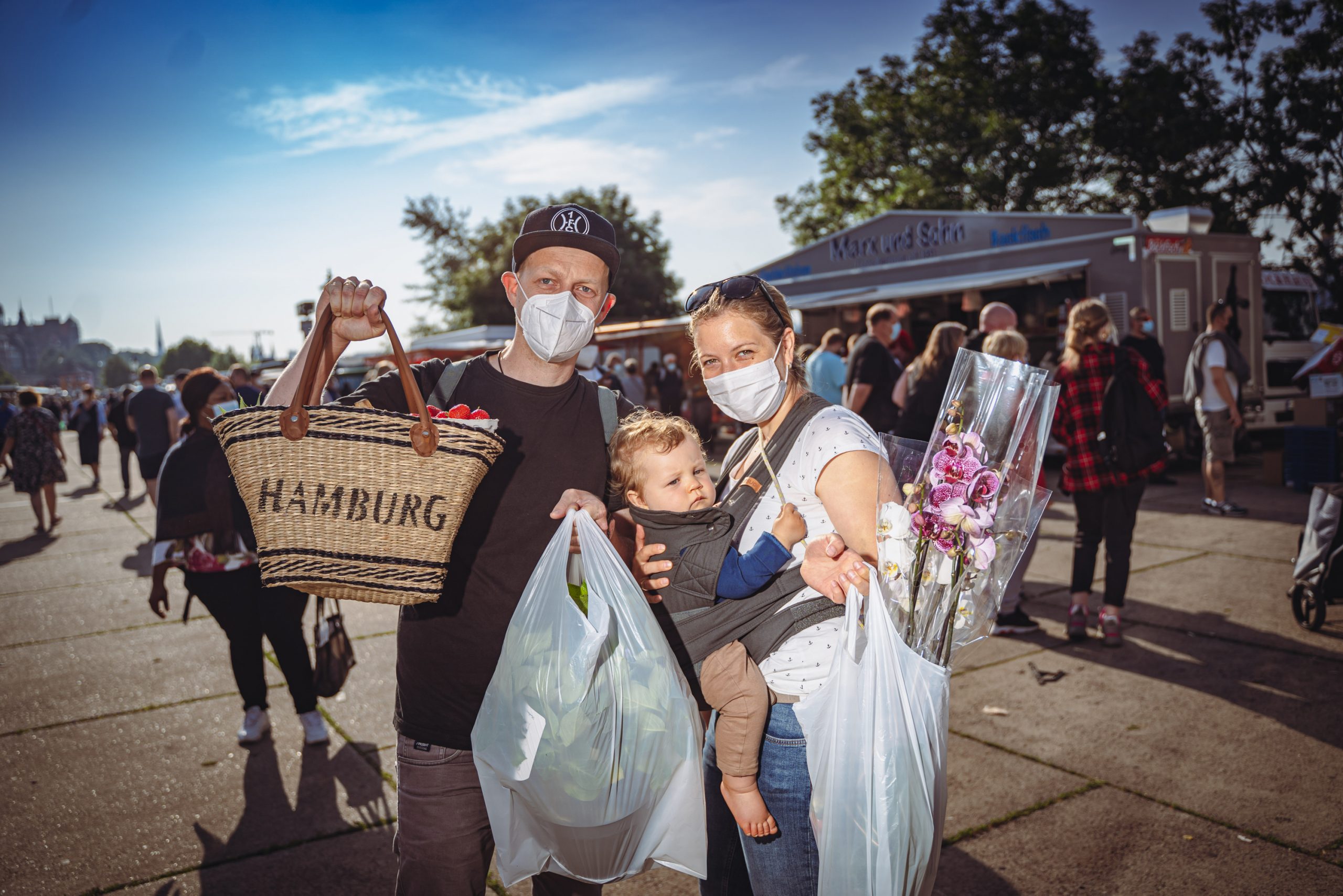 Karin, Sandro und Sohn Otto aus Barmbek