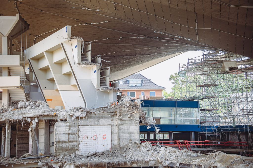 Alsterschwimmhalle Abbruch