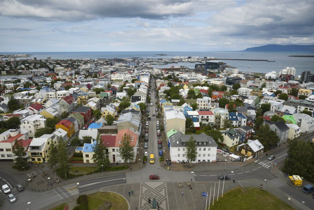 Blick auf Reykjavik