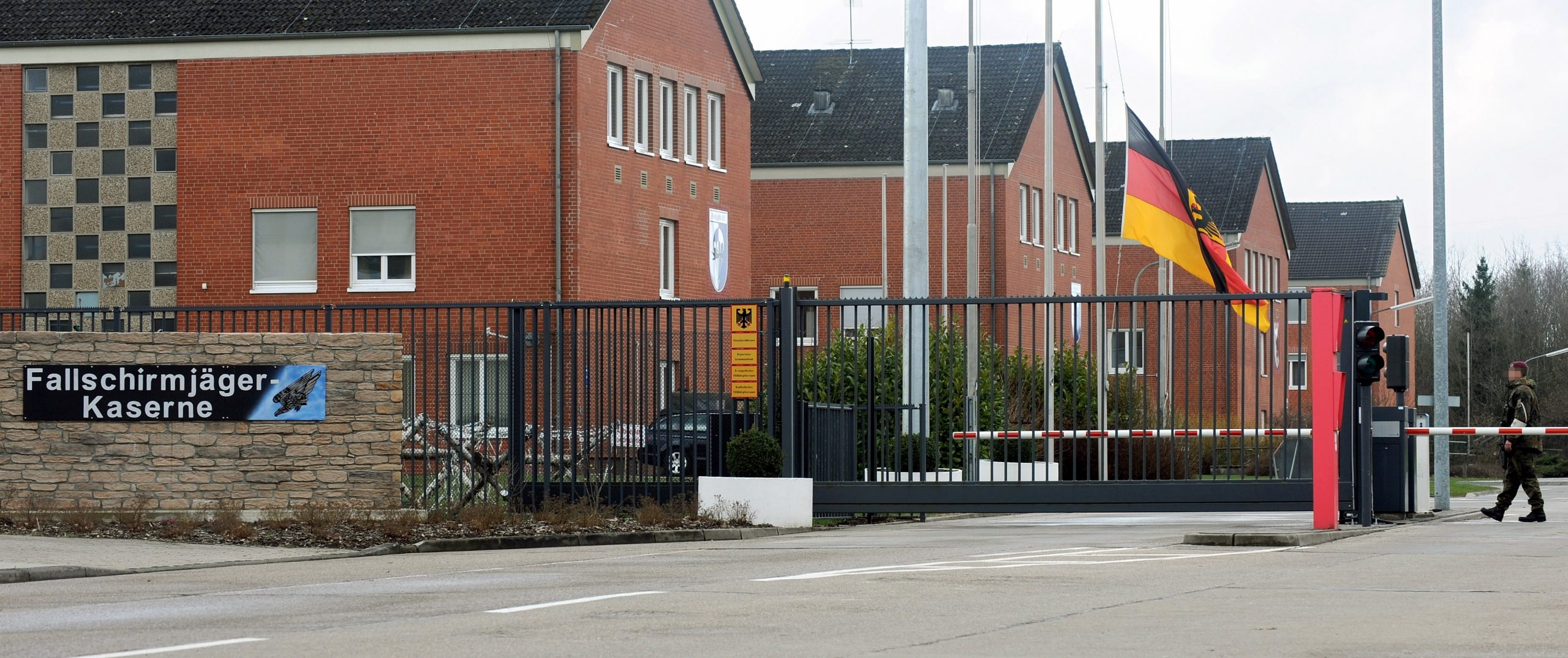 Die Fallschirmjäger-Kaserne in Seedorf (Kreis Rotenburg-Wümme).