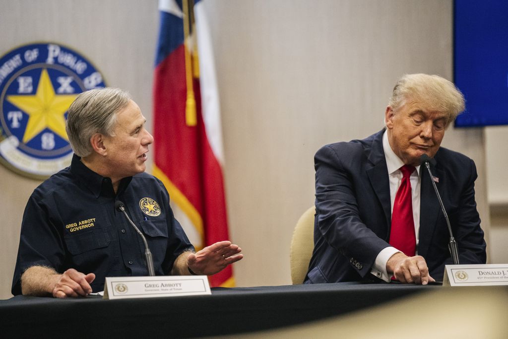 Texas-Gouverneur Greg Abbott ist ein guter Freund von Ex-Präsident Donald Trump.