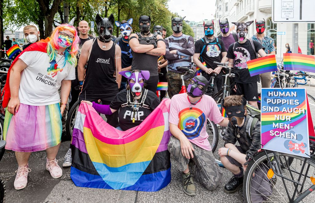 Teilnehmer des CSD