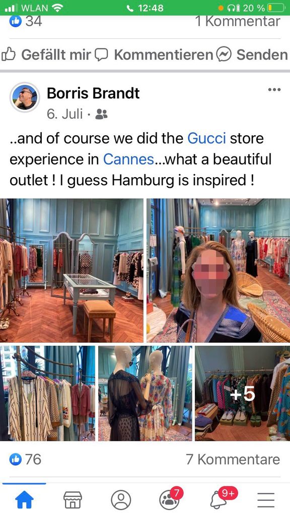 Borris Brandt bei Gucci