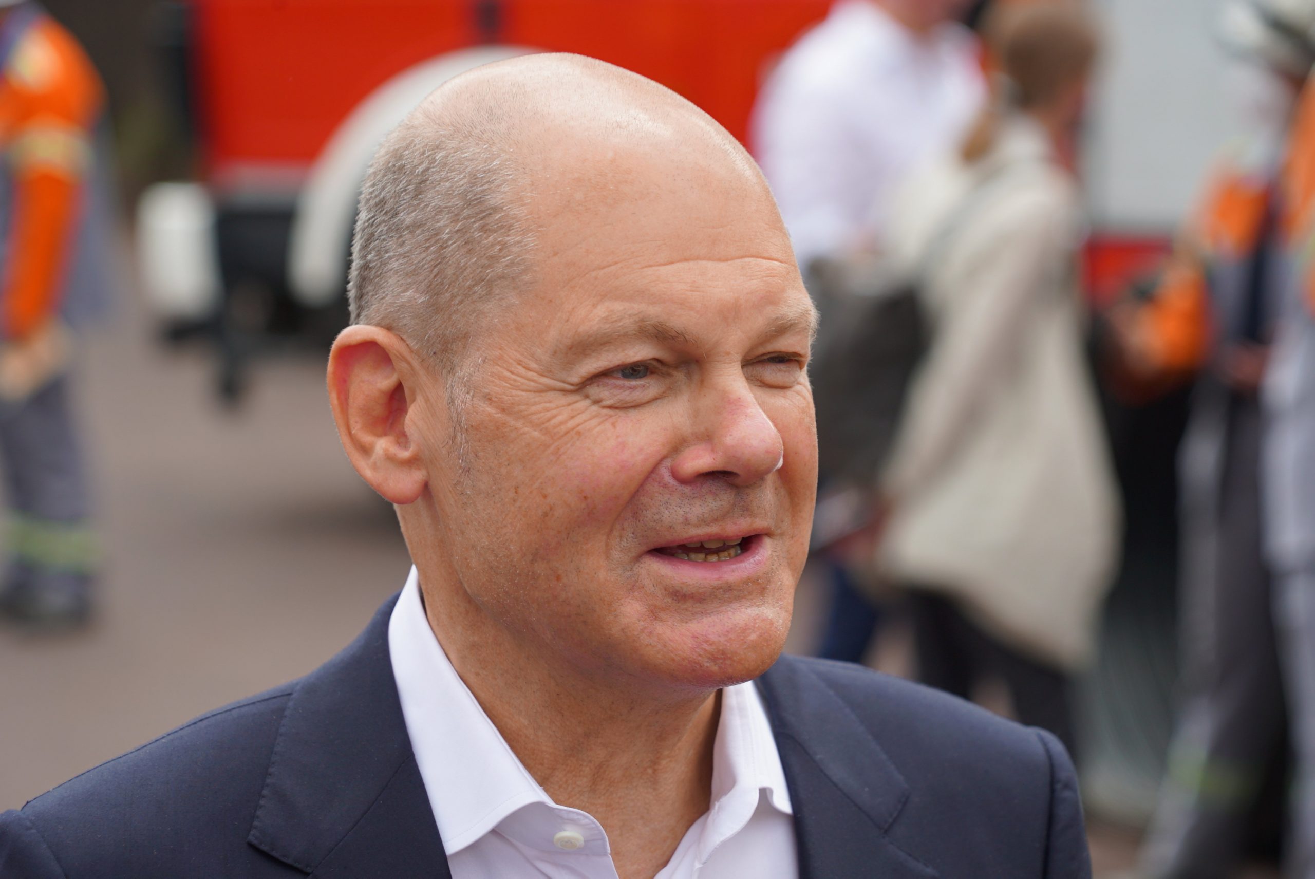 Olaf Scholz am Donnerstag in Hamburg