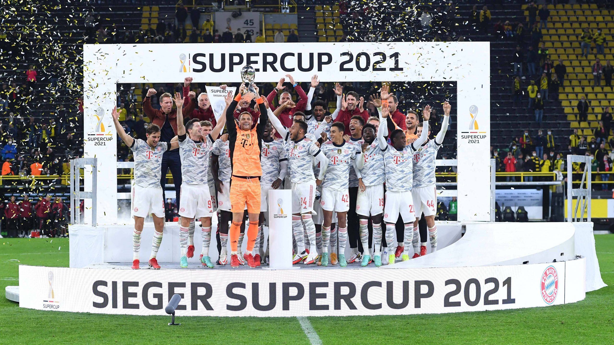 Siegerehrung Supercup