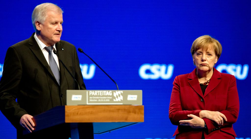Seehofer, Merkel