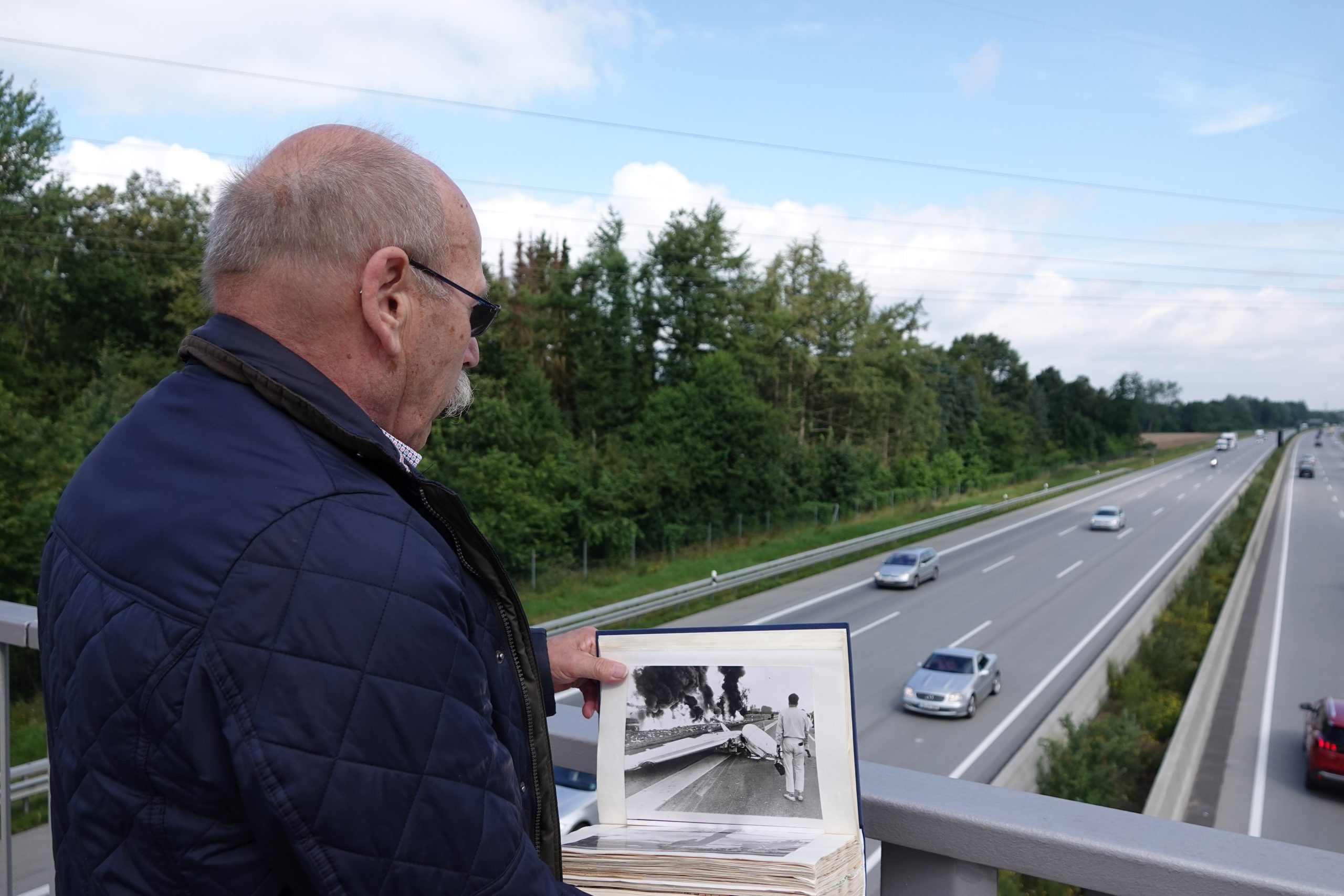 Manfred Maier Hasloh A7 Notlandung