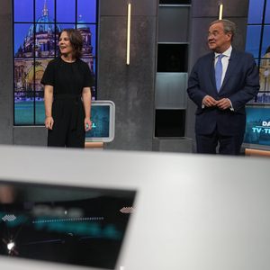 Drittes Triell Scholz Baerbock laschet