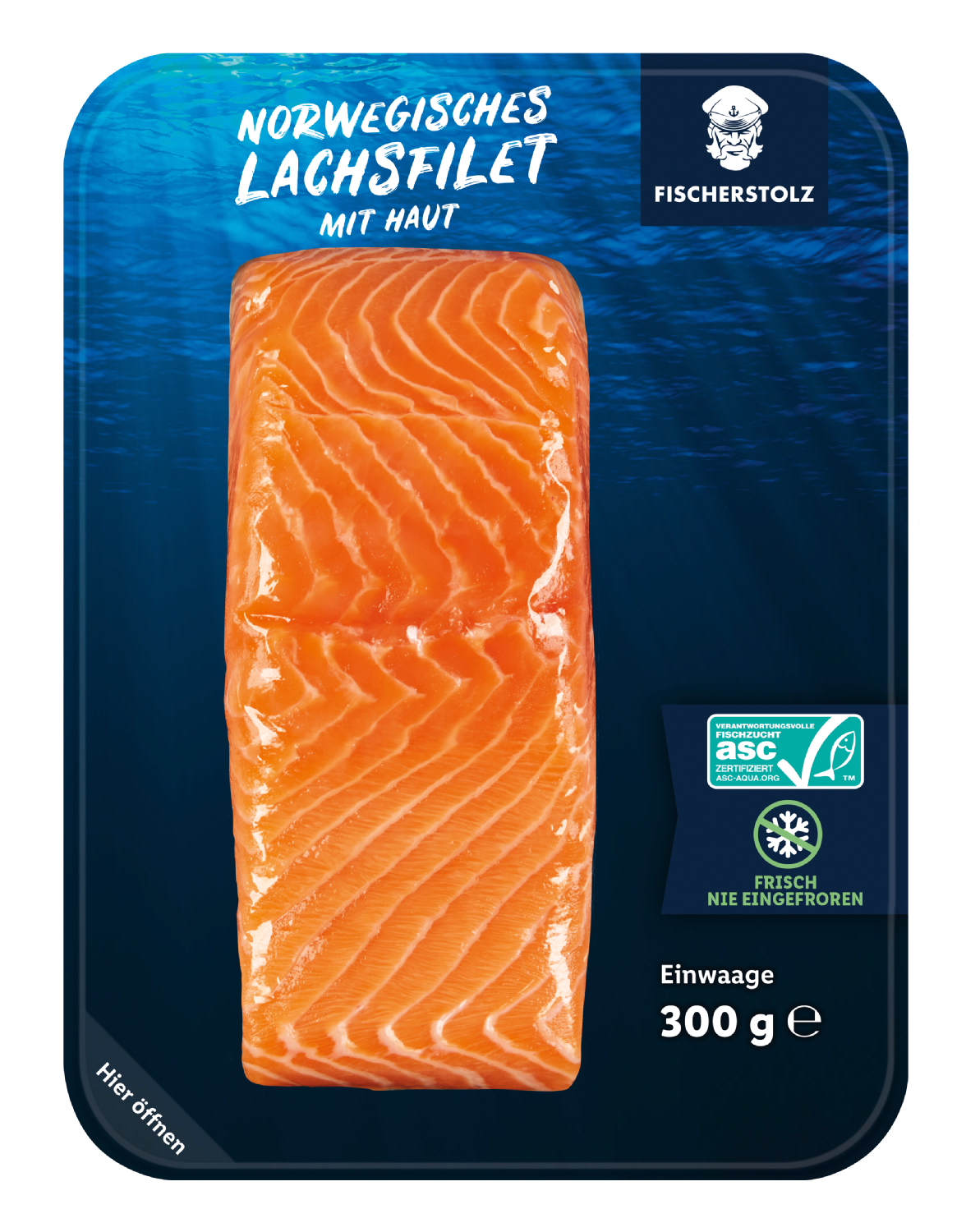 Der Sieger im Lachs-Test von Stiftung Warentest: „Fischerstolz“ von Lidl.