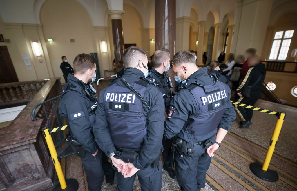 Gruppe von Polizisten