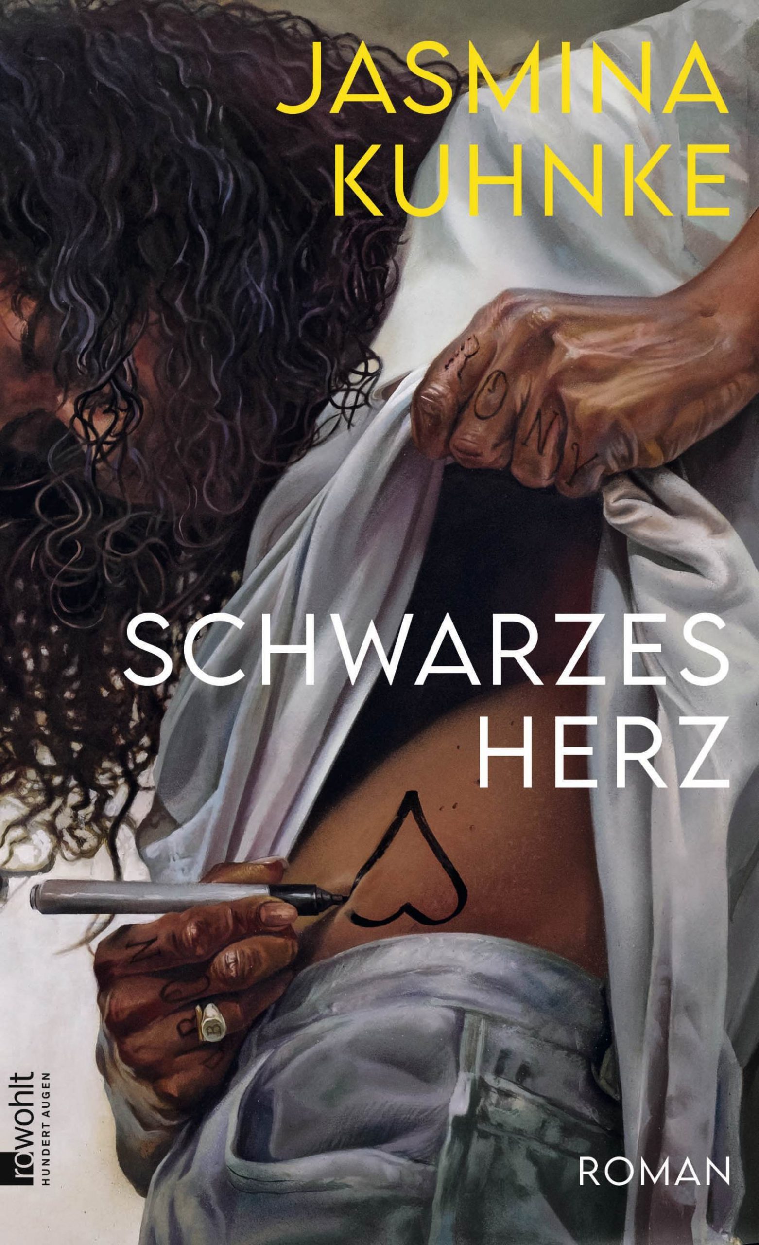 Das Cover des Buches „Schwarzes Herz“ der Autorin Jasmina Kuhnke.