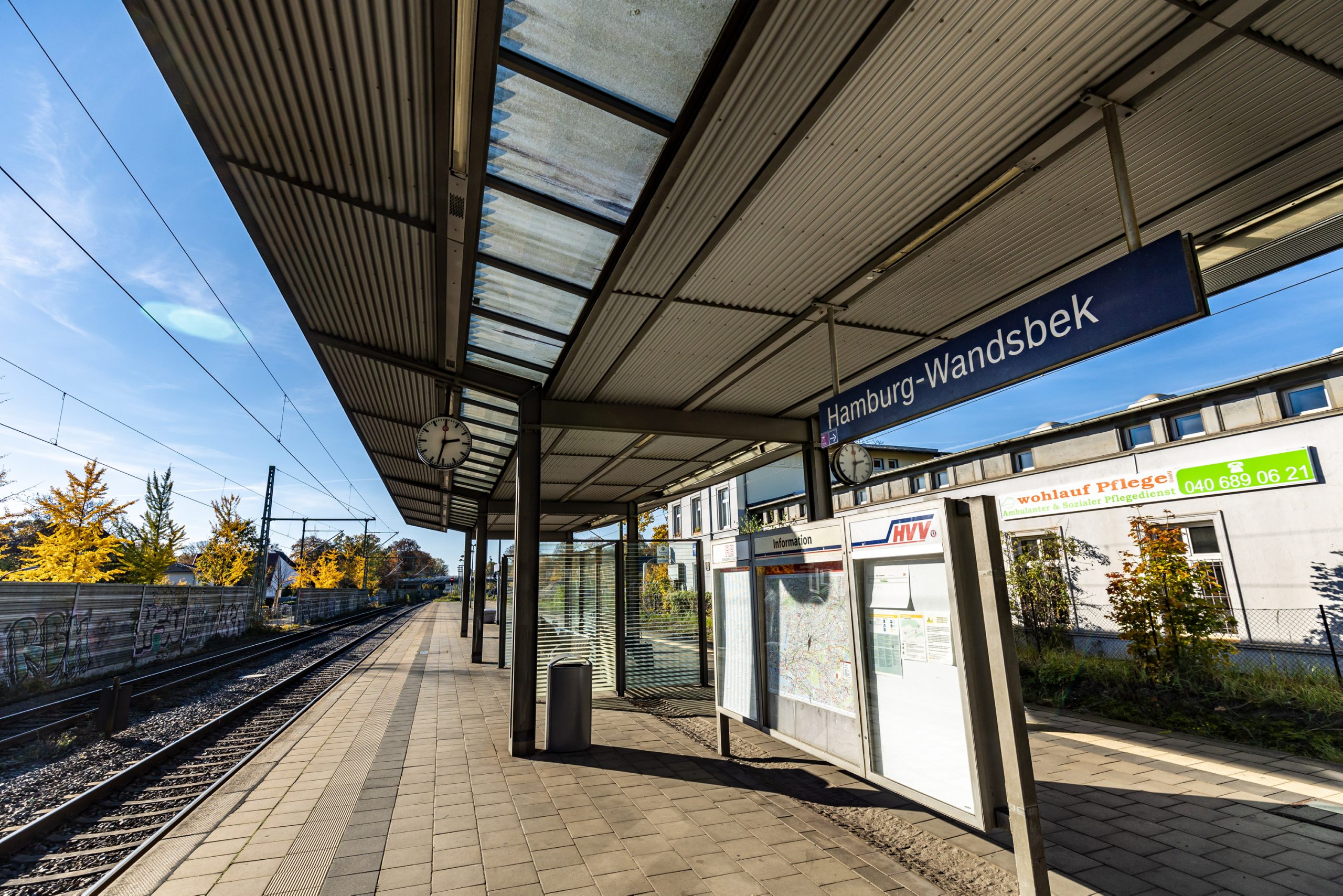 Ab dem Fahrplanwechsel am 12. Dezember wird der Bahnhof in Wandsbek endgültig stillgelegt.