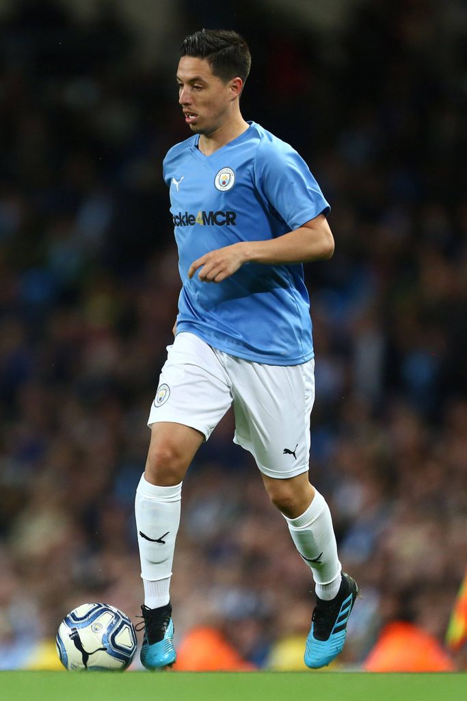 Ex-Profi Samir Nasri im Trikot von Manchester City.