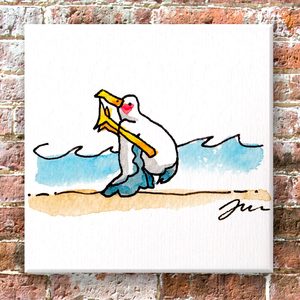Leinwanddrucke Möwenyoga