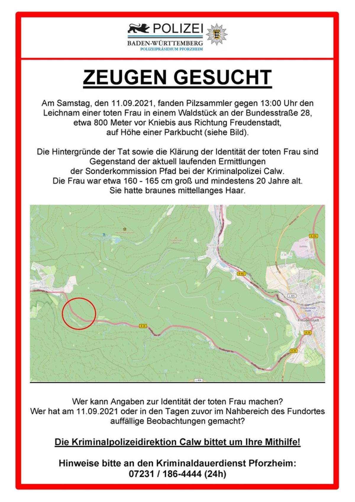 Zeugenaufruf