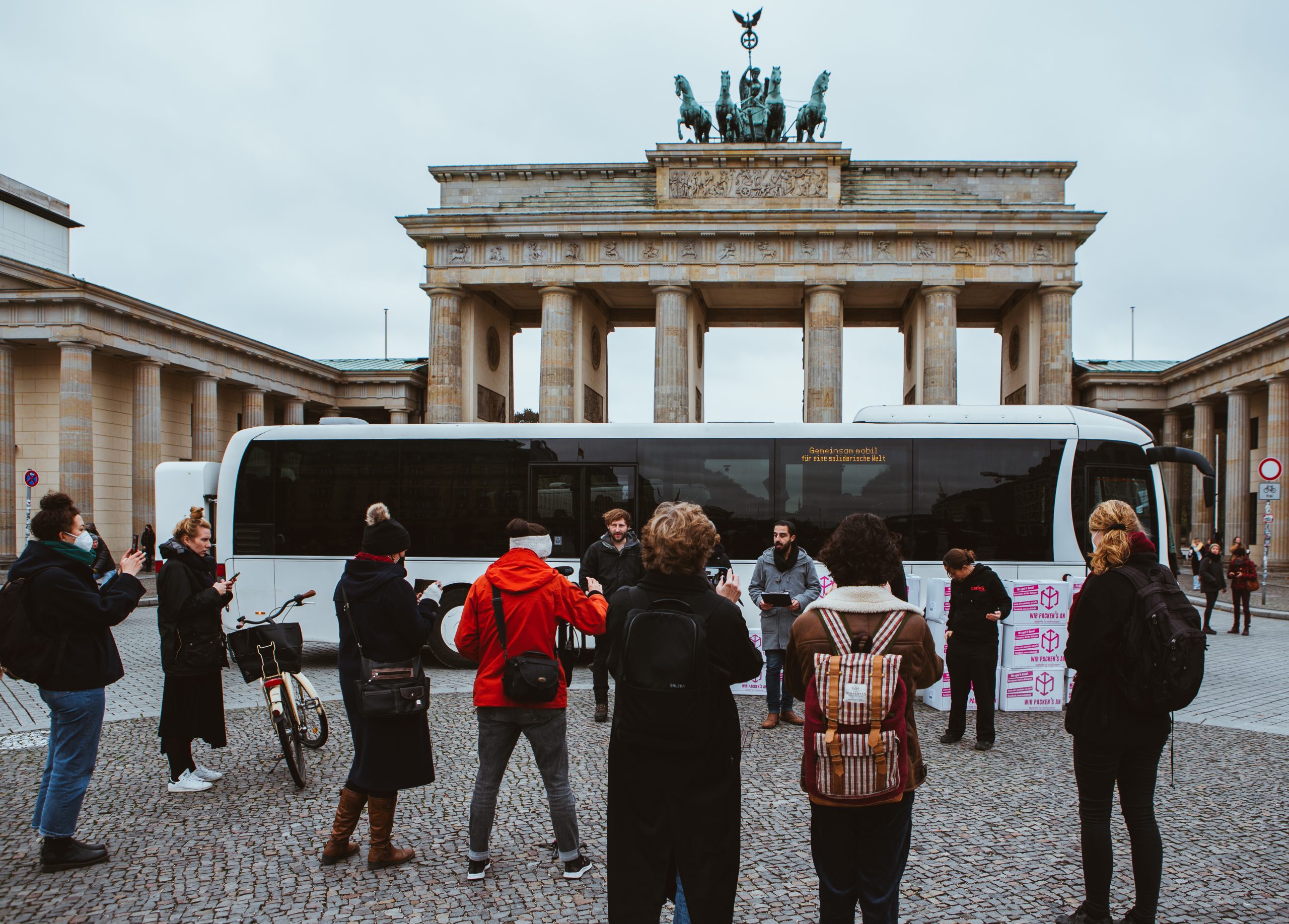 Brandenburger Tor Seebrücke Deutschland LeaveNoOneBehind