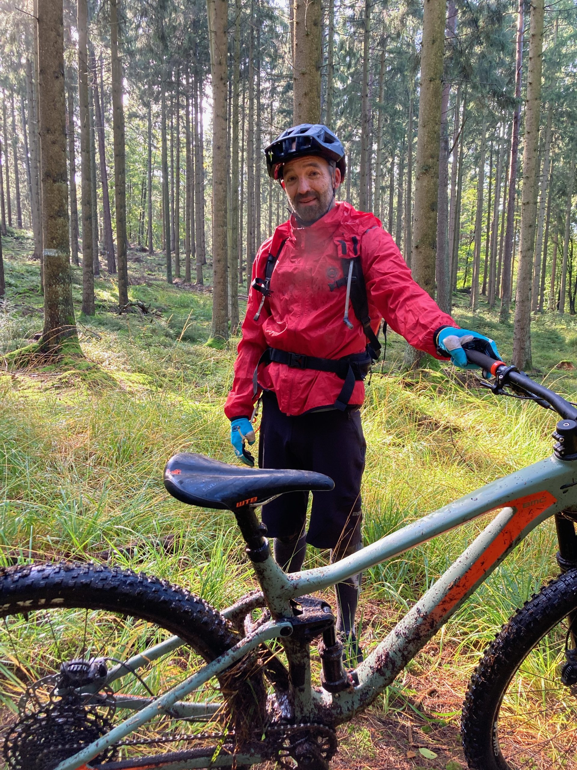 Der Hamburger Niels-Peter Jensen ist Extrem-Mountainbike-Sportler.