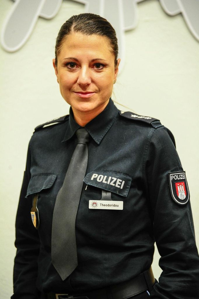 Evi Theodoridou, Sprecherin der Hamburger Polizei.